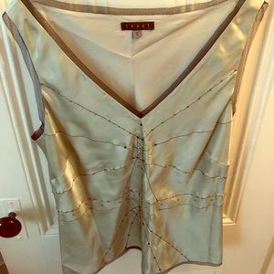 COAST beaded silk top